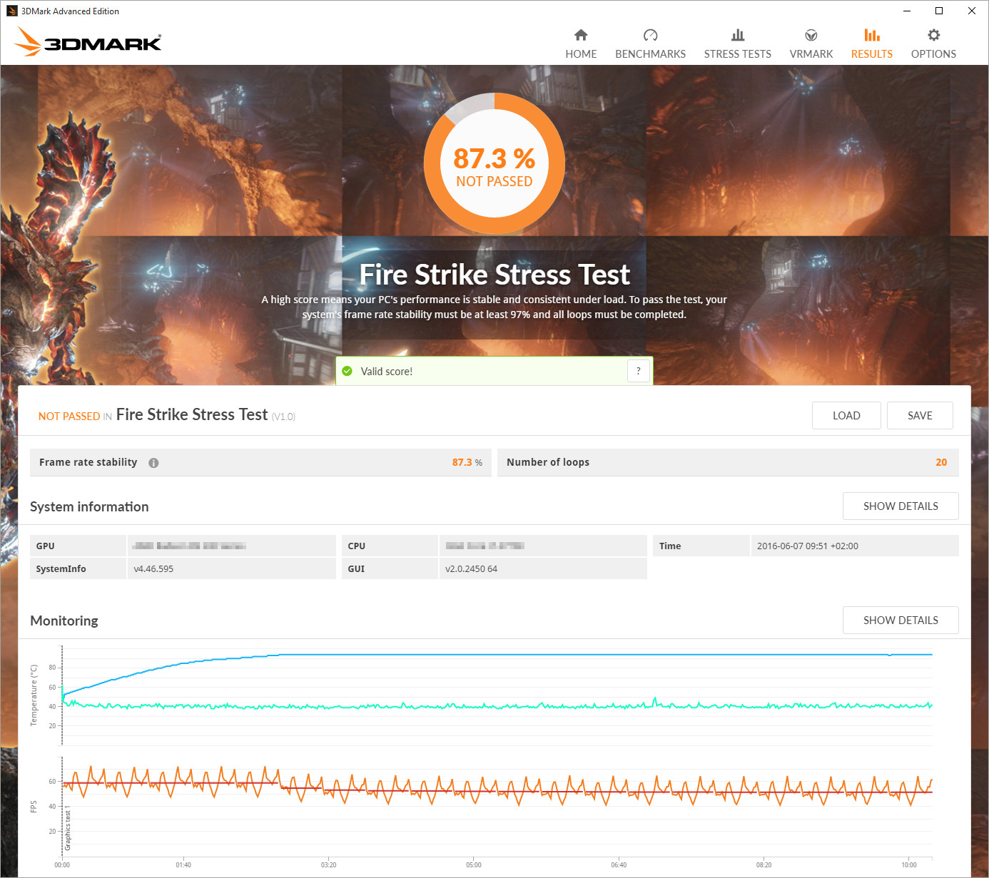 3DMark Stress Tests