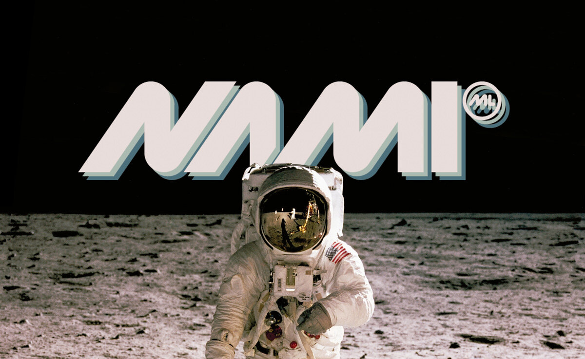 Nami astronaut on the moon