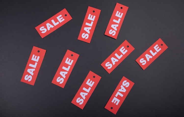 Promotional sale tags