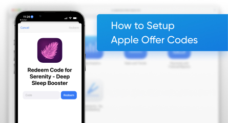 setup apple offer codes